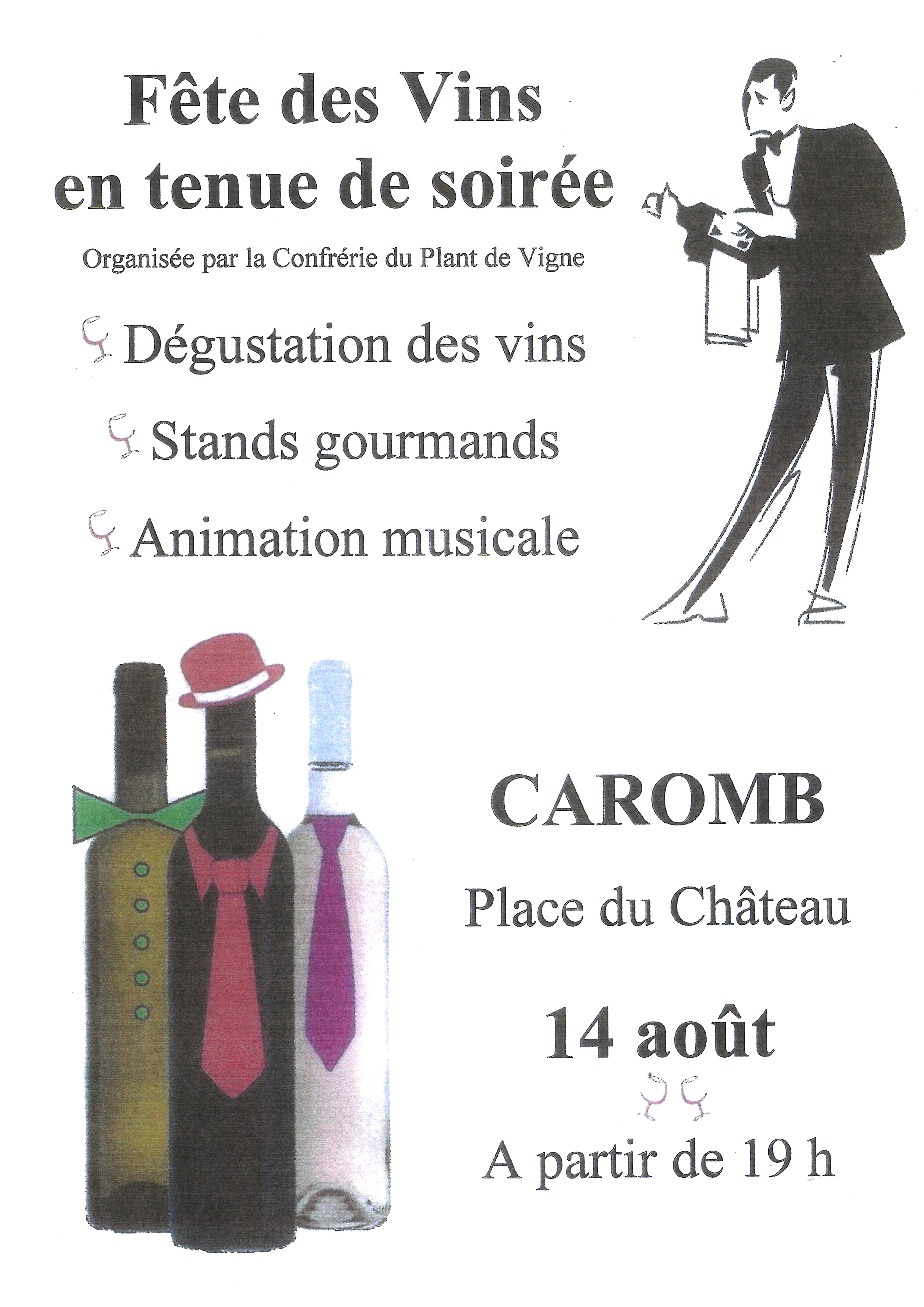 vins tenue de soiree